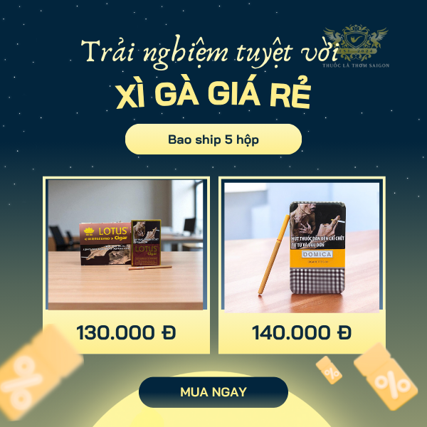 xì gà lotus 30 điếu