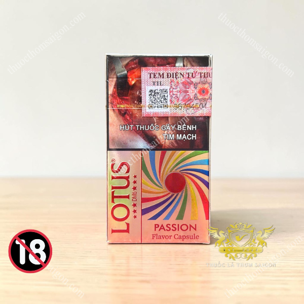 Thuốc Lá Lotus Passion Bấm Đổi Vị