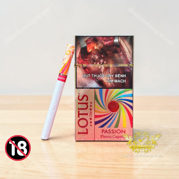 Thuốc Lá Lotus Passion Bấm Đổi Vị