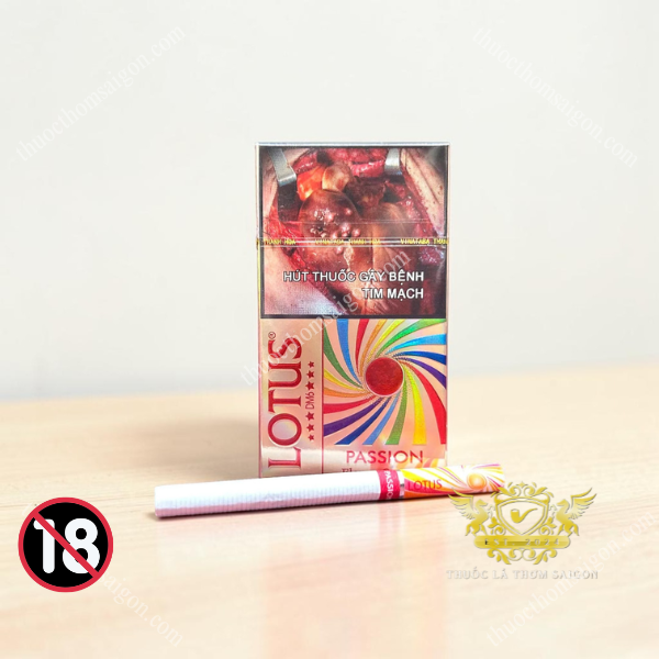 Thuốc Lá Lotus Passion Bấm Đổi Vị